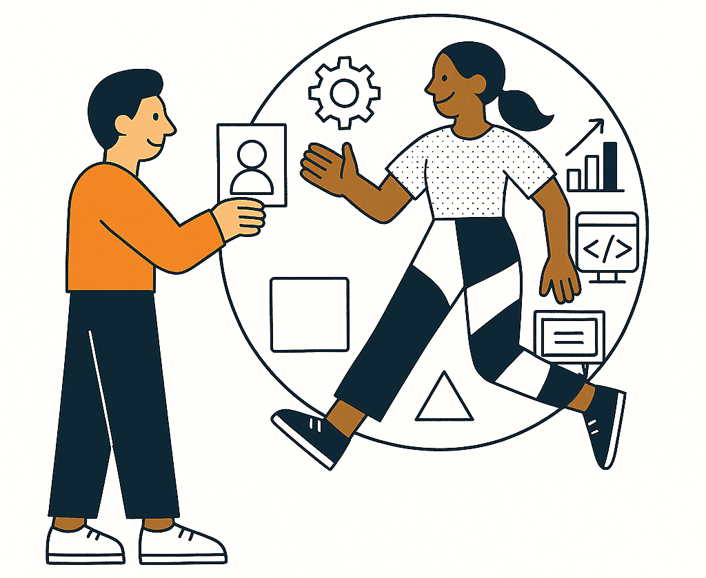 SkillSwap learning illustration